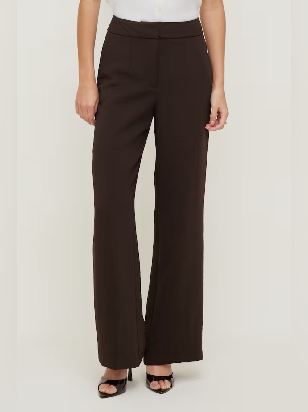 Dynamite Yasmin Airflow Straight Leg Pants - Java Brown - Picture 3 of 5